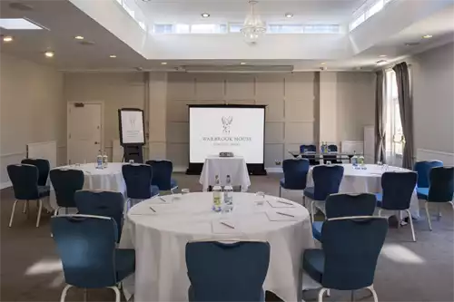 The Stapleton 1 room hire layout at Warbrook House