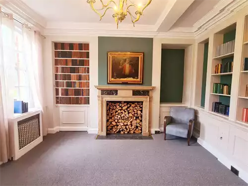 The Library at Warbrook House