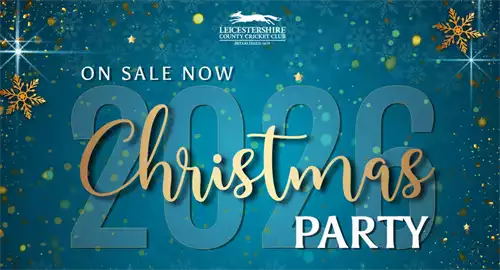 Leicestershire County Cricket Club Christmas Parties 2026