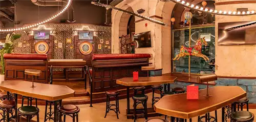 Main Room at Flight Club Philadelphia