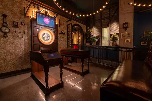 Single Oche 1 room hire layout at Flight Club Denver