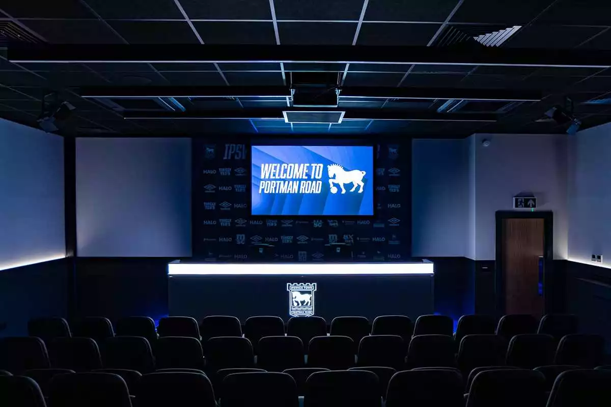 Press Conference Room at Ipswich Town FC - Portman Road in Ipswich
