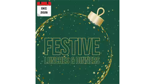 Festive Lunches & Dinners 2026 at The Shrubbery Hotel
