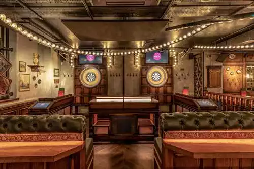 The Upstairs Bar 1 room hire layout at