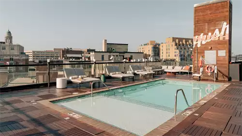 Hush Rooftop 1 room hire layout at Viceroy Washington DC