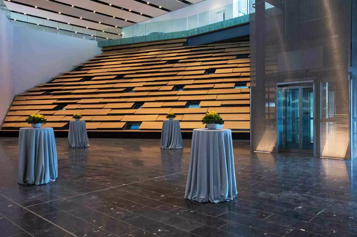 Upper Foyer at V&A Dundee in Dundee