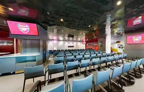 WM Club 1 room hire layout at