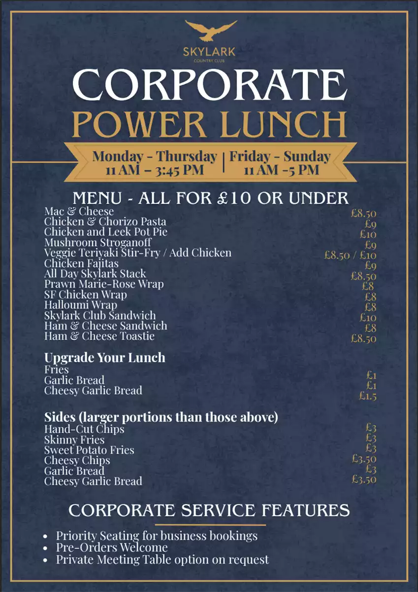 Corporate Power Lunch