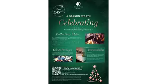 DoubleTree By Hilton Glasgow Strathclyde Christmas Parties 2026