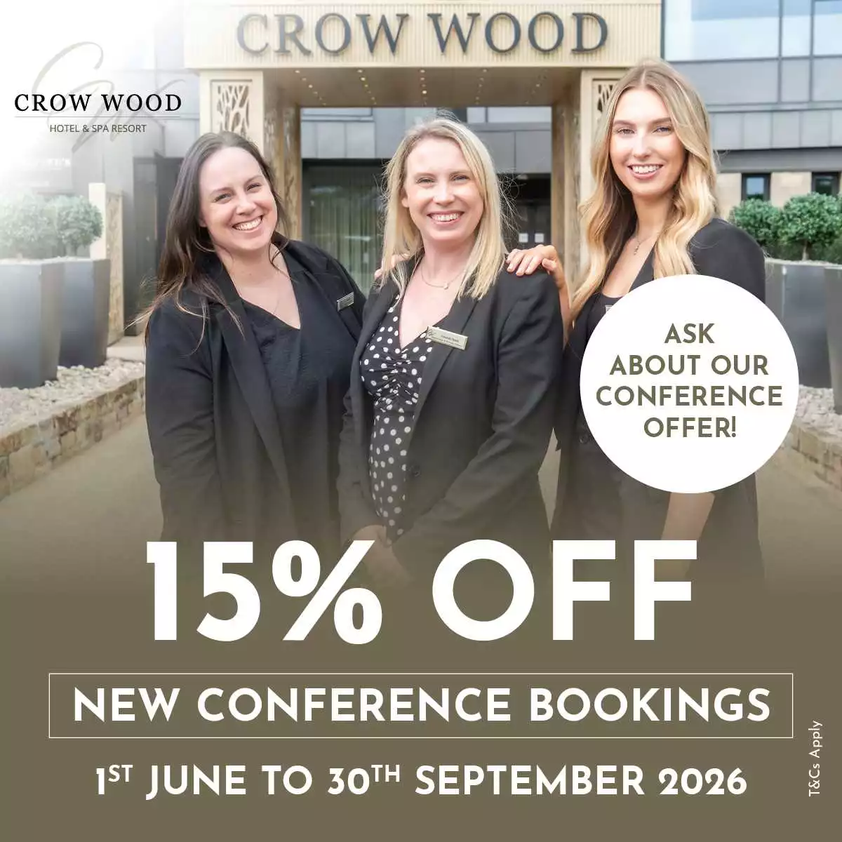 Crow Wood Conference Offer 2026