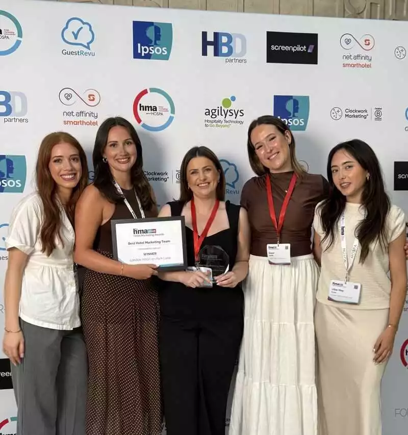 London Hilton on Park Lane Named Best Hotel Marketing Team at the Hotel Marketing Awards 2026
