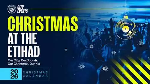 Etihad Stadium (Manchester City FC) Christmas Parties 2026