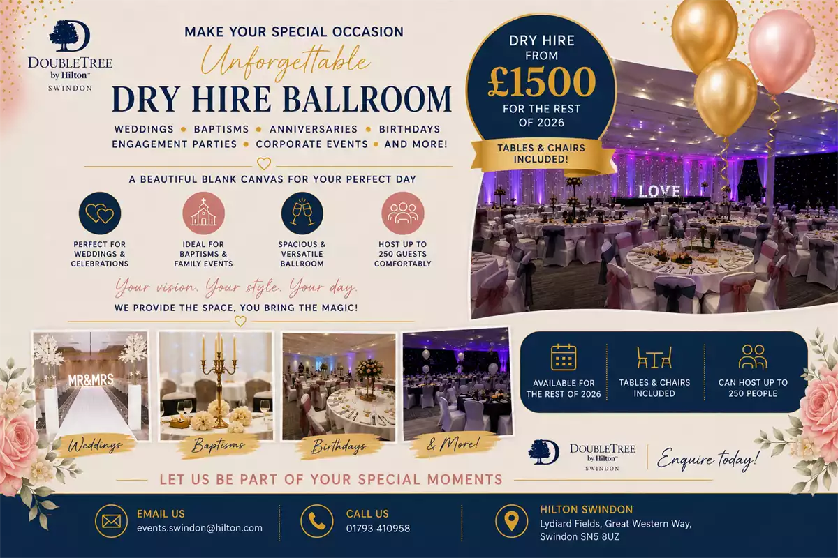 Lydiard Suite Dry Hire Offer