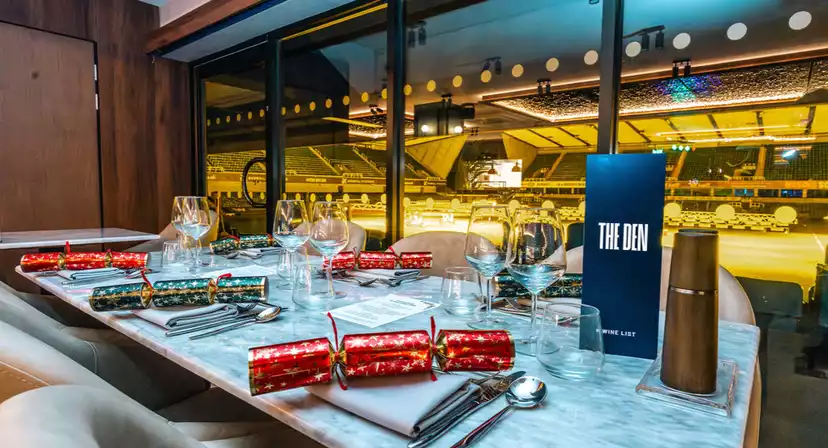 The Den at Millwall Football Club Christmas Parties 2026