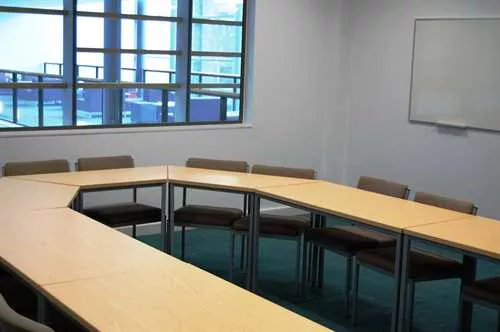 Meeting Room 1 room hire layout at Cardiff Met Conferences