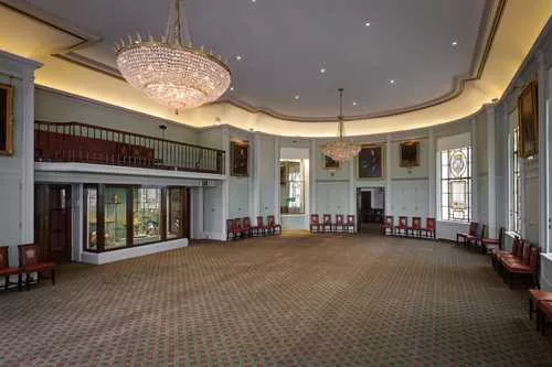 The Library 1 room hire layout at Trinity House