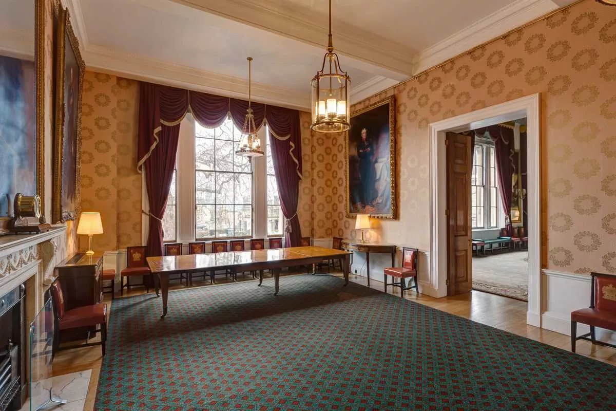 Luncheon Room at Trinity House in Whitechapel
