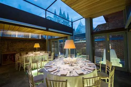 The Terrace 1 room hire layout at Westminster Abbey