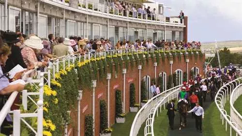Charlton Hunt Restaurant 1 room hire layout at Goodwood Racecourse 
