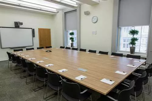 The Annie Altschul Room 1 room hire layout at 20 Cavendish Square