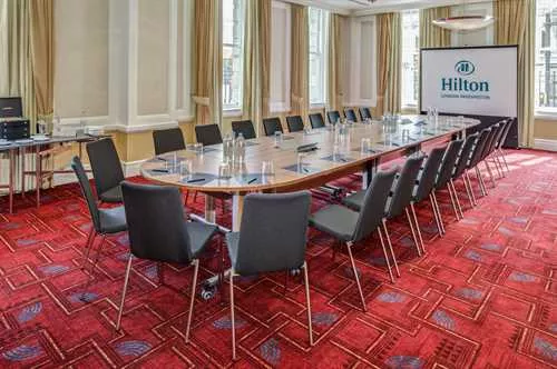 Thunderbolt 1 room hire layout at Hilton London Paddington Hotel