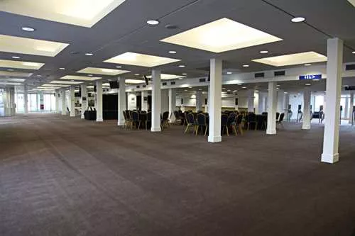 Pavilion Exhibition Hall 1 room hire layout at Ascot Racecourse