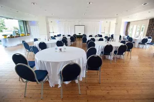The Britannia Suite 1 room hire layout at Ravens Ait Island