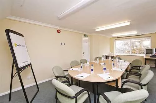 Ariel 1 room hire layout at Highgate House