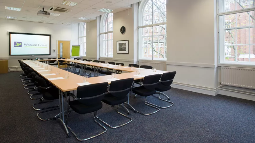Boardroom at Woburn House in Camden