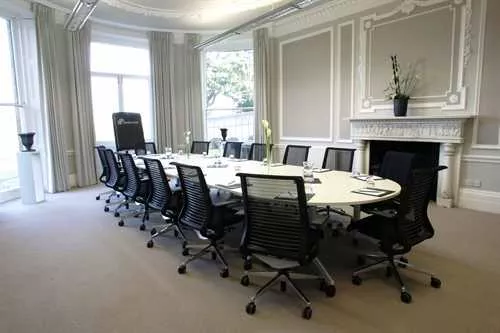 The De Legh 1 room hire layout at Booths Hall