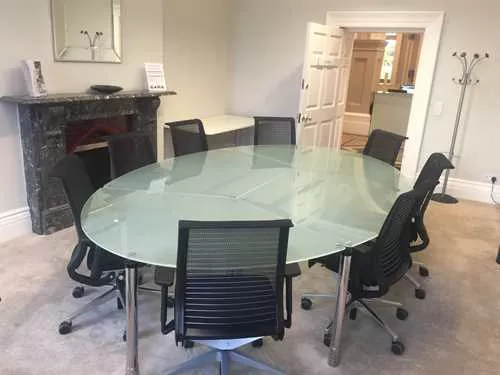 The Mere 1 room hire layout at Booths Hall