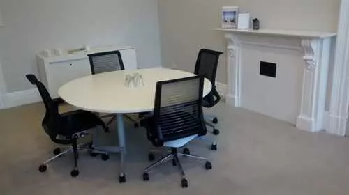 The Norbury 1 room hire layout at Booths Hall