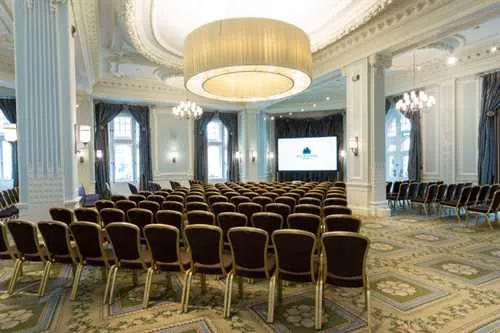 Trafford Suite 1 room hire layout at The Midland, Manchester