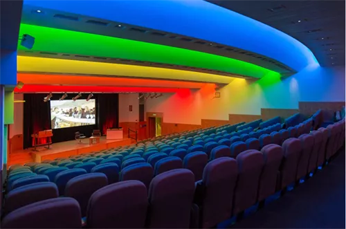Theatre 1 room hire layout at The British Library