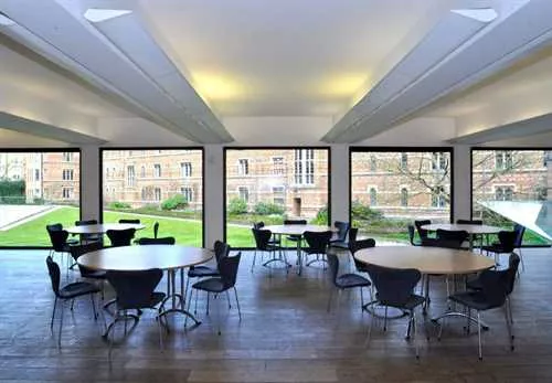 Douglas Price 1 room hire layout at Keble College