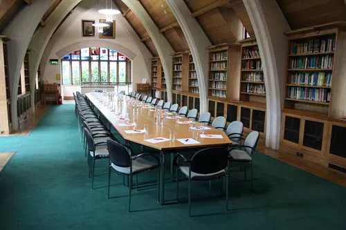 Garry Weston Library 1 room hire layout at Southwark Cathedral
