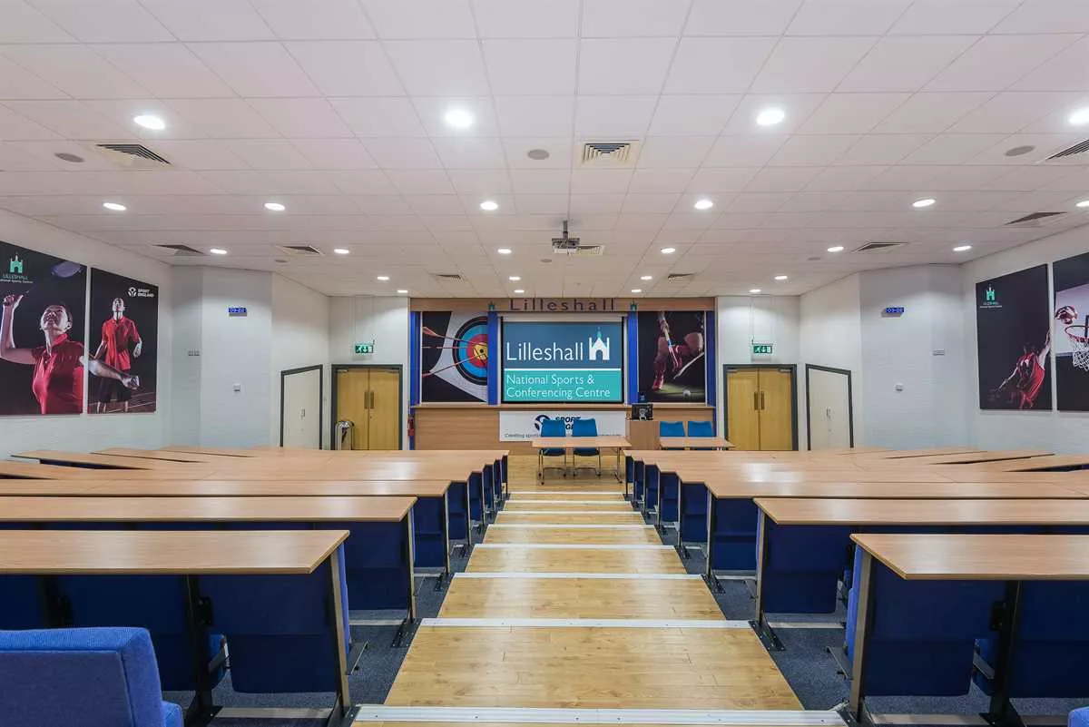 Queens Lecture Theatre at Lilleshall National Sports & Conferencing Centre in Newport