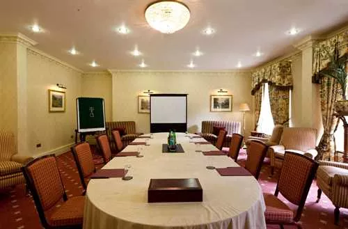 The Austen Room 1 room hire layout at Kilworth House Hotel & Theatre