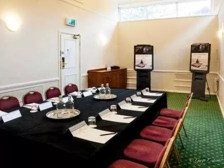 Austen Suite 1 room hire layout at Mercure Winchester Wessex Hotel