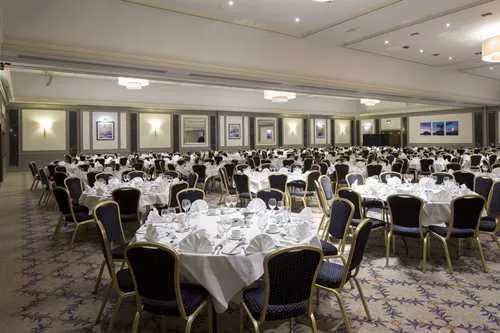 Grand Ballroom 1 room hire layout at DoubleTree by Hilton Hotel Glasgow Central