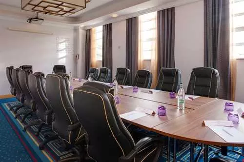 Viscount 1 room hire layout at Crowne Plaza Liverpool - John Lennon Airport
