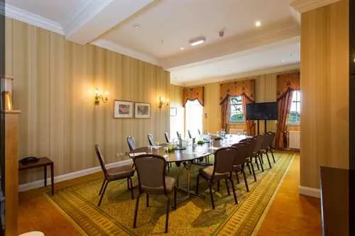 Castle 1 room hire layout at Dalmahoy Hotel & Country Club