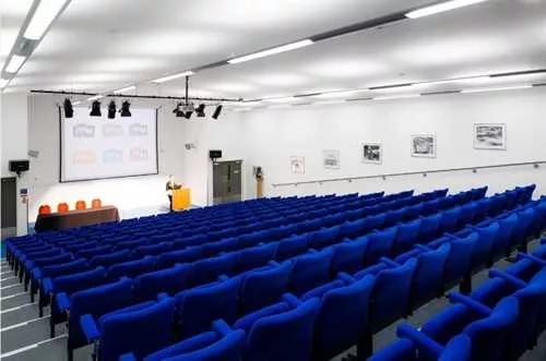 Marshall Auditorium 1 room hire layout at Imperial War Museum Duxford