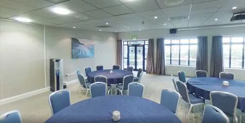 Waterfront Suite 1 room hire layout at RNLI College