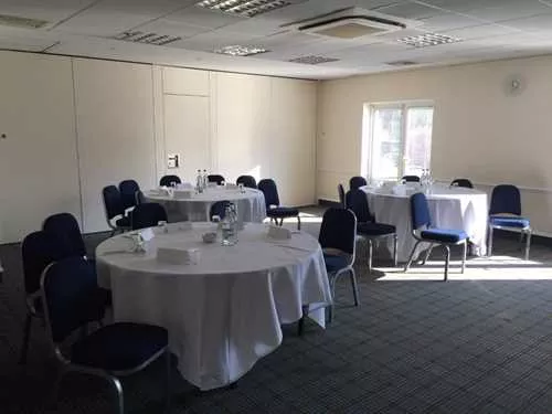 Castle Room 1 room hire layout at Holiday Inn Colchester