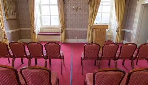 Grosvenor Room 1 room hire layout at Moor Park Mansion