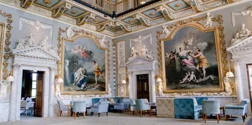 Main Hall 1 room hire layout at Moor Park Mansion