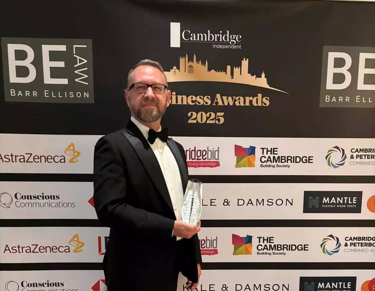 Hilton Cambridge’s Richard Finn Wins Business Person of the Year at  Cambridge Independent Business Awards 2025